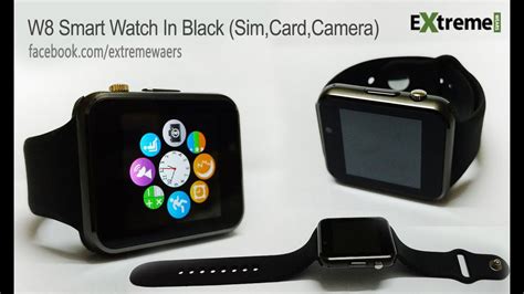 a1 smart watch sim card|A1,W8,GT08,Iwatch Smart Watch SIM Card Setup & Demo.